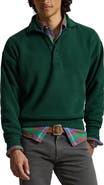 Polo Ralph Lauren Sueded Heritage Rib Knit Button Pullover