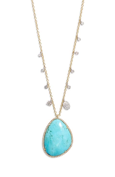 Turquoise Pendant Necklace