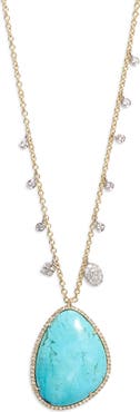 Meira T Turquoise Pendant Necklace