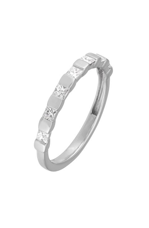 Princess Cut Diamond Band Ring