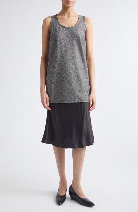 Mixed Media Midi Dress