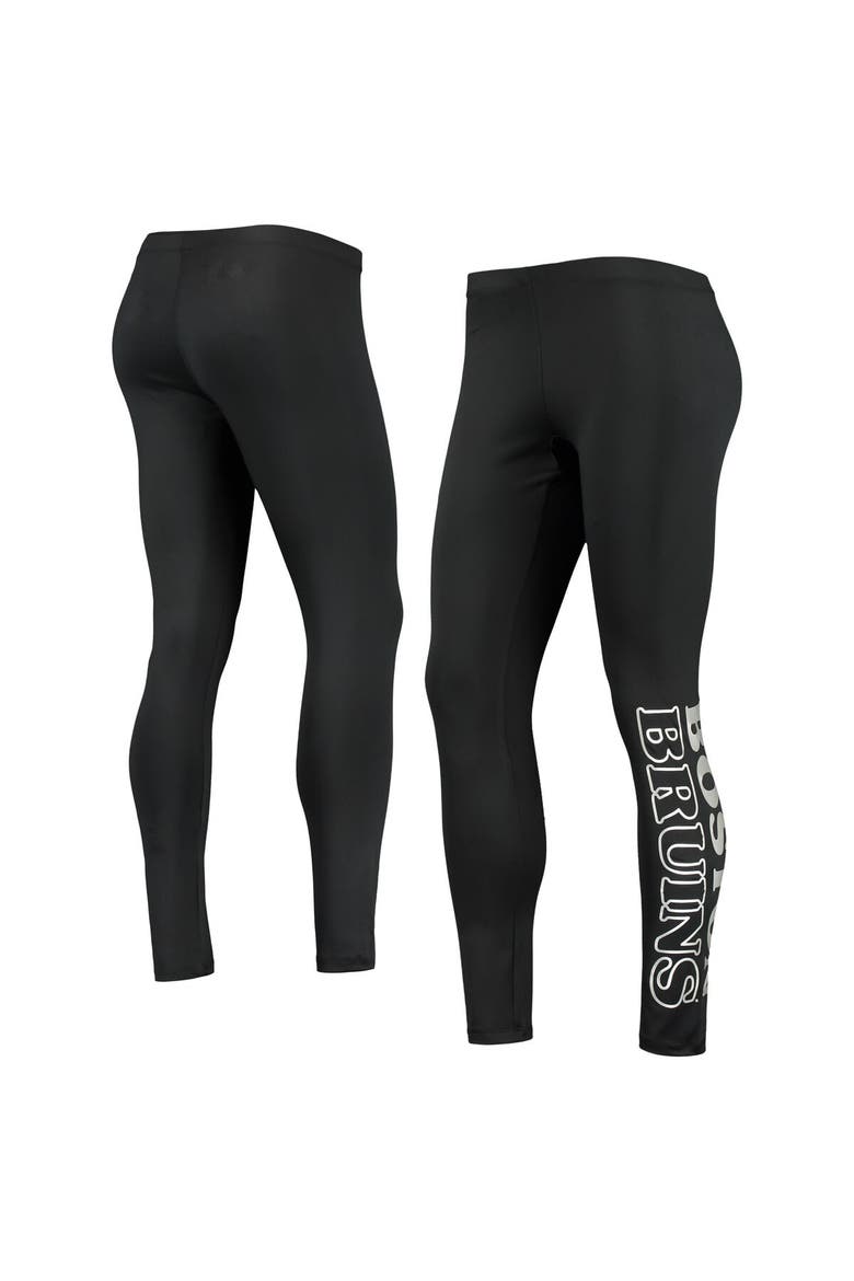 Women's G-III Sports by Carl Banks Black Boston Bruins Stadium Leggings, Main, color, Black