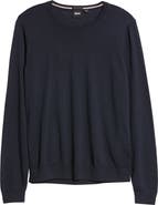 BOSS Leno Virgin Wool Crewneck Sweater