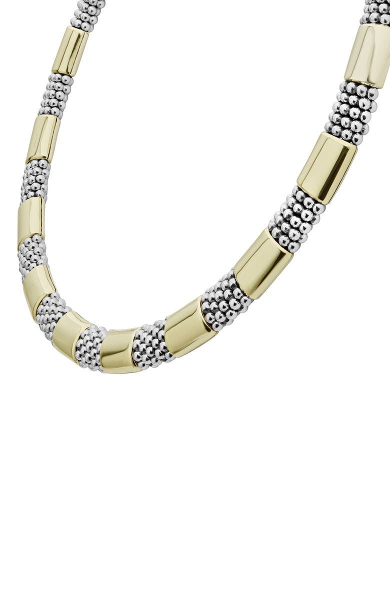LAGOS Signature Caviar High Bar Rope Collar Necklace, Alternate, color, 