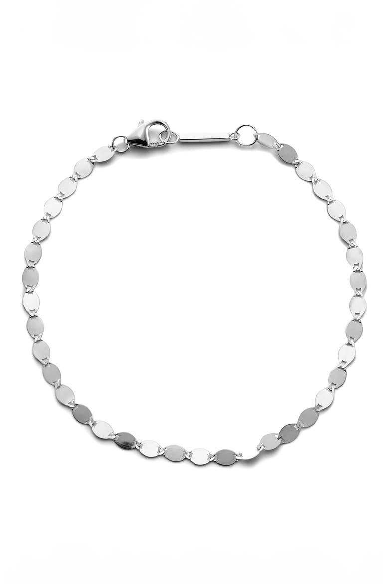 Nude 14K Gold Link Bracelet, Main, color, WHITE GOLD