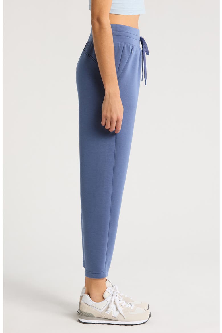 Soft Scuba Knit Liftoff Drawstring Ankle Pants, Alternate, color, BLUE INDIGO