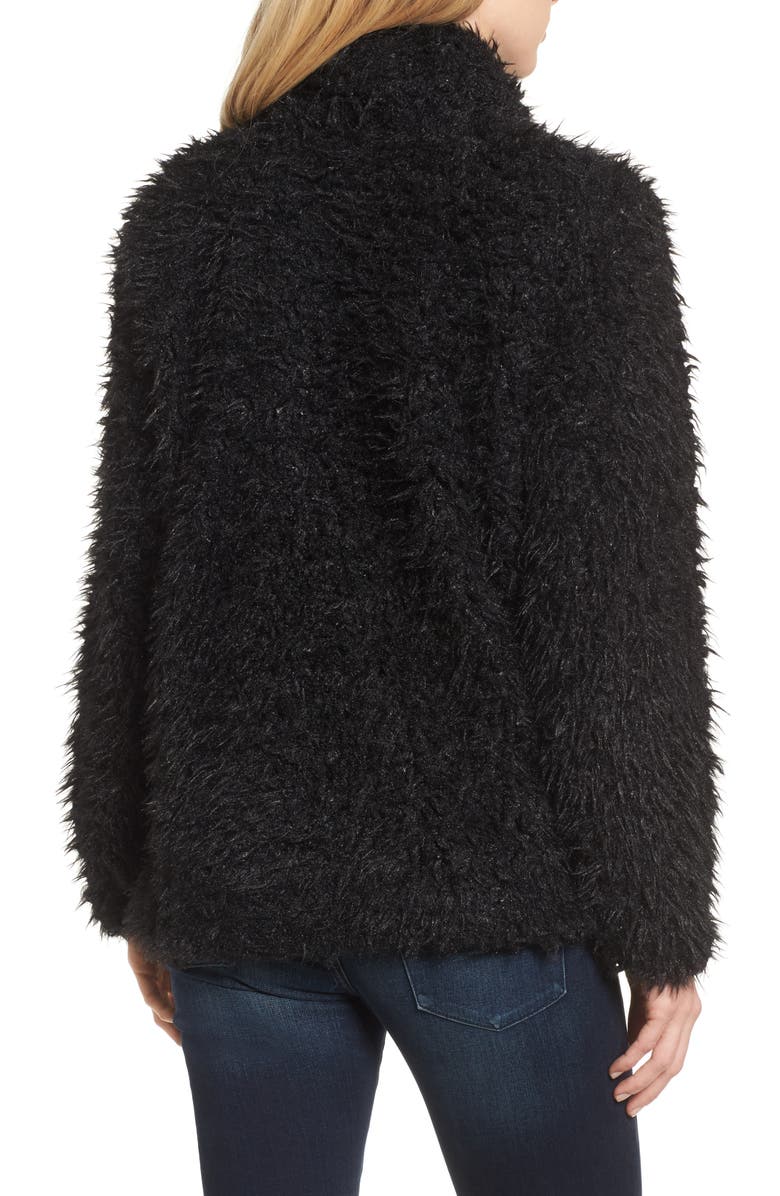 Love, Fire Faux Fur Jacket, Alternate, color,