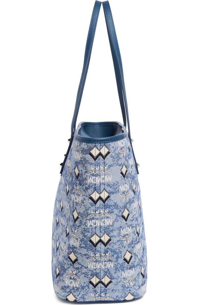 MCM Aren Tote, Alternate, color, Blue