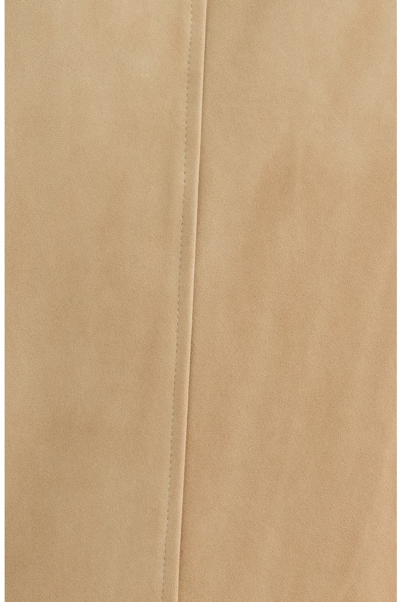 Suede Overshirt, Alternate, color, LIGHT BEIGE