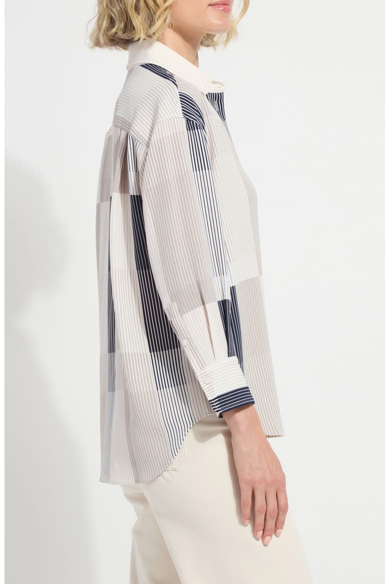 Jessica Stripe Button-up Shirt, Alternate, color, OSLO STRIPE COLLAGE