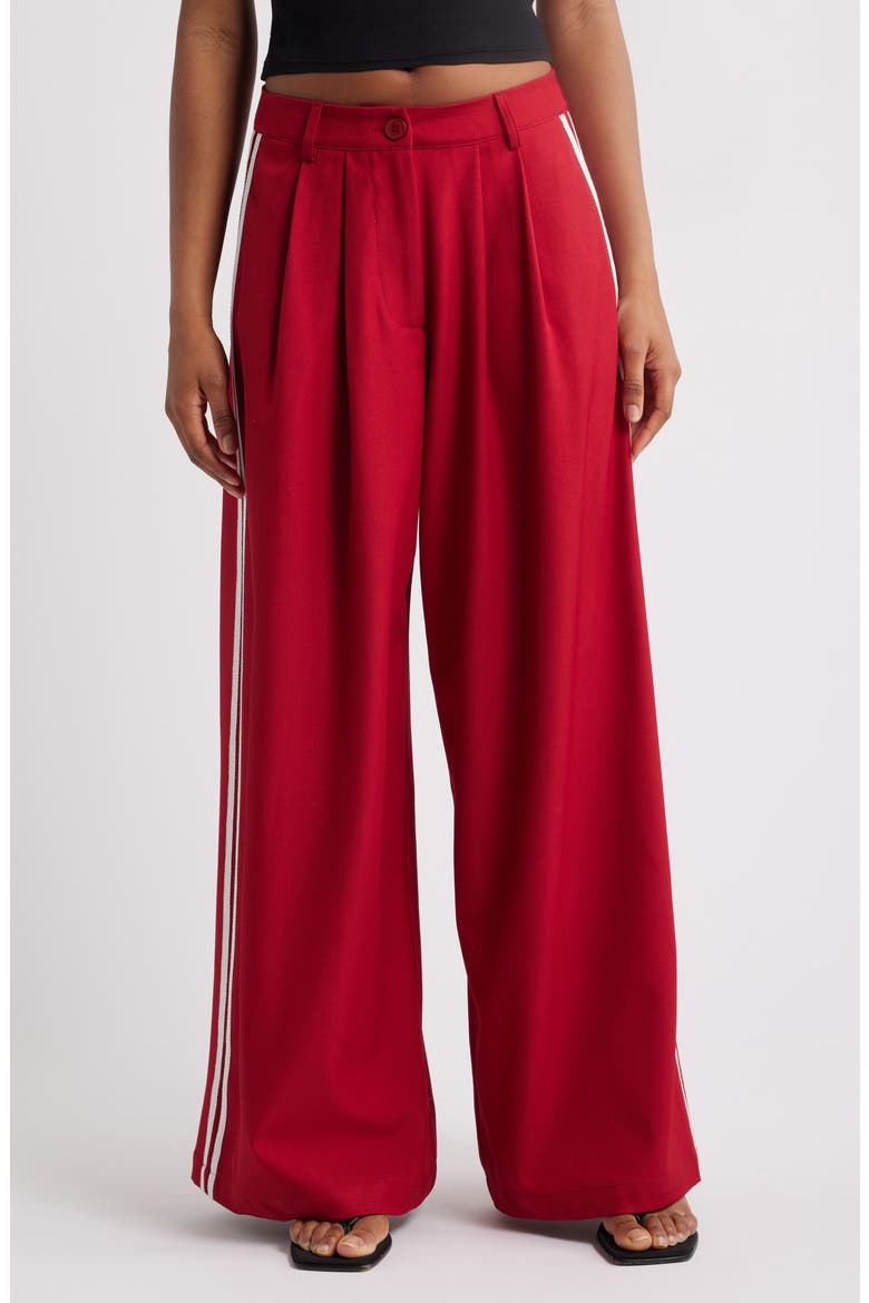 Serenity Wide Leg Pants, Main, color, CRIMSON