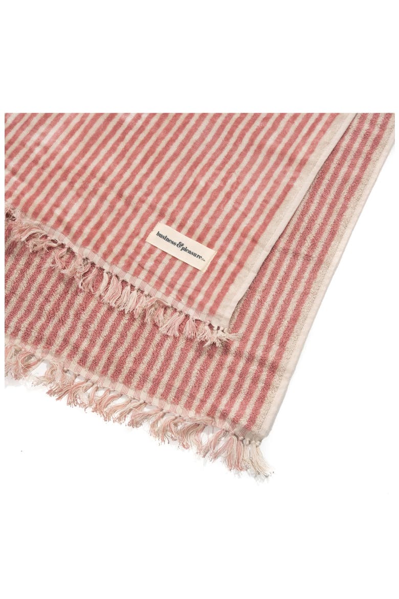 The Beach Towel, Alternate, color, LAURENS PINK STRIPE