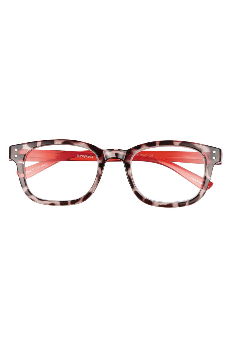 The Anna 49mm Reading Glasses, Alternate, color, BLACK/ DIAMOND CLEAR TORTOISE
