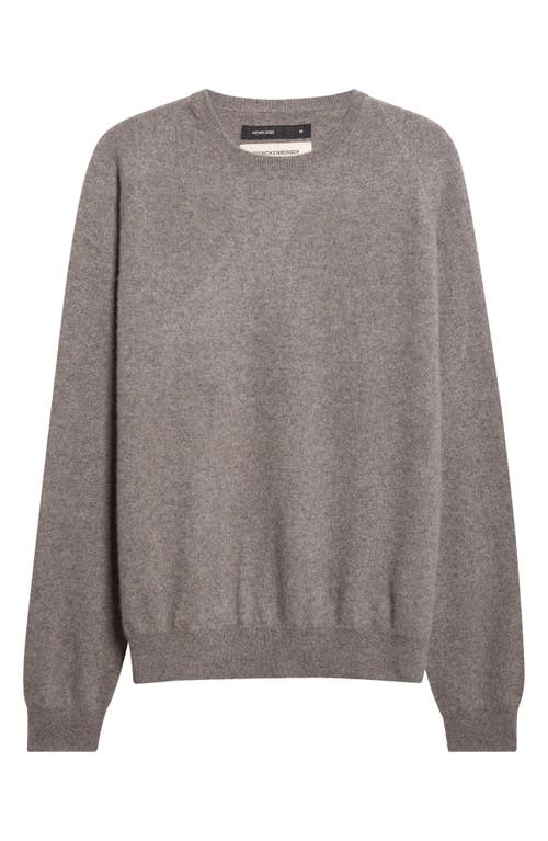 Frenckenberger Bf Cashmere Crewneck Sweater In Gray