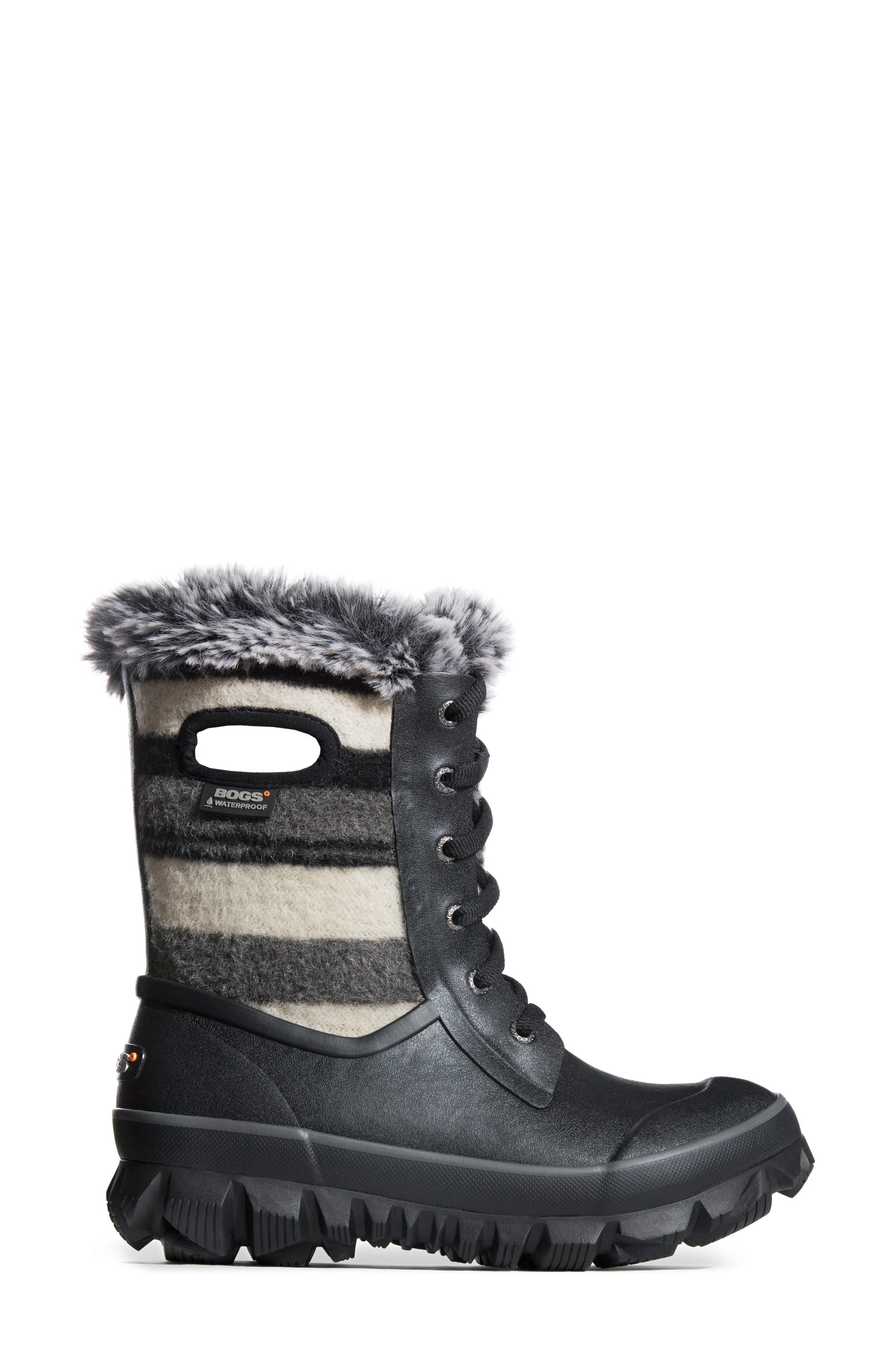 Bogs Arcata Stripe Waterproof Snow Boot, Alternate, color, 