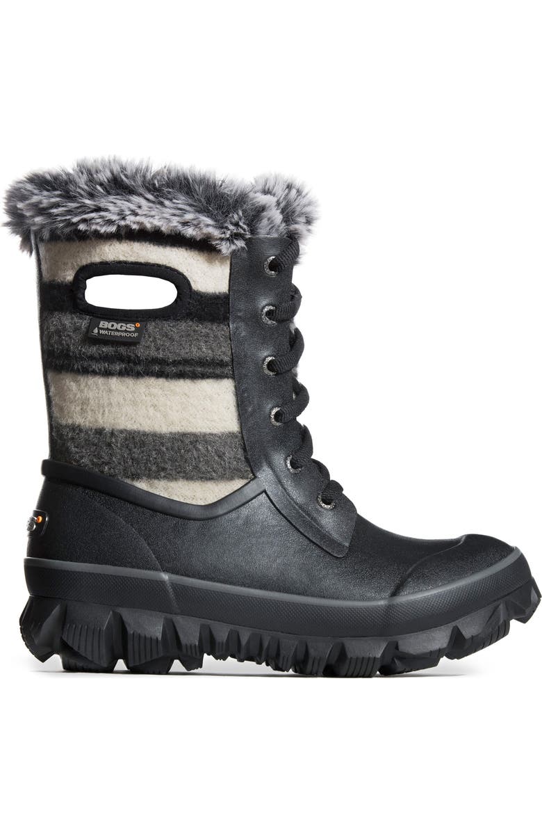Bogs Arcata Stripe Waterproof Snow Boot, Alternate, color,