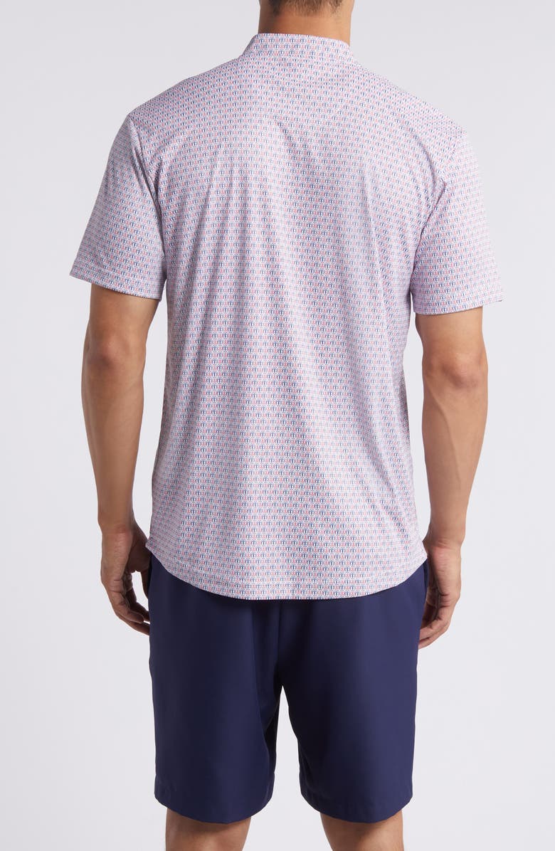 Swannies Toftner Flip Flop Print Blade Collar Golf Polo, Alternate, color,