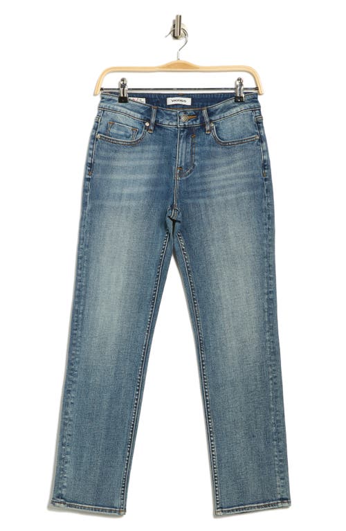 Vigoss New Slim Straight Ankle Jeans In Blue