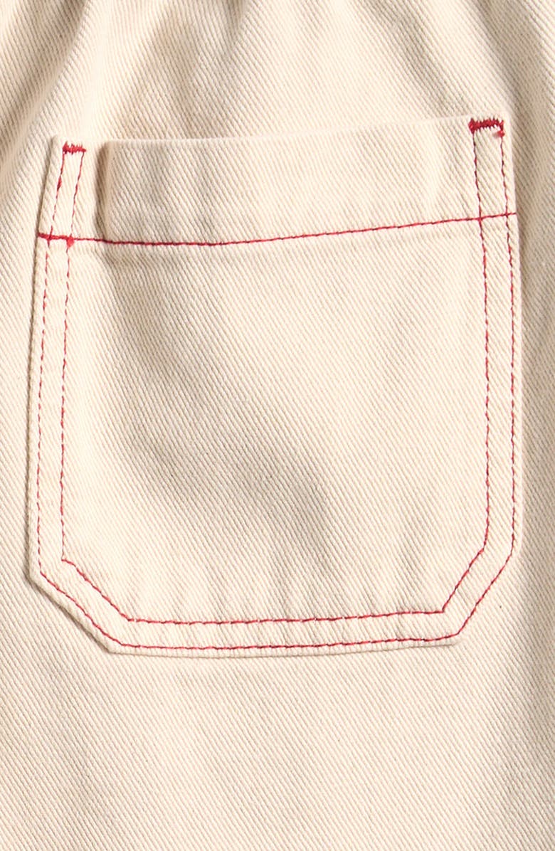 Bobo Choses Kids' Organic Cotton Twill Pants, Alternate, color, Offwhite