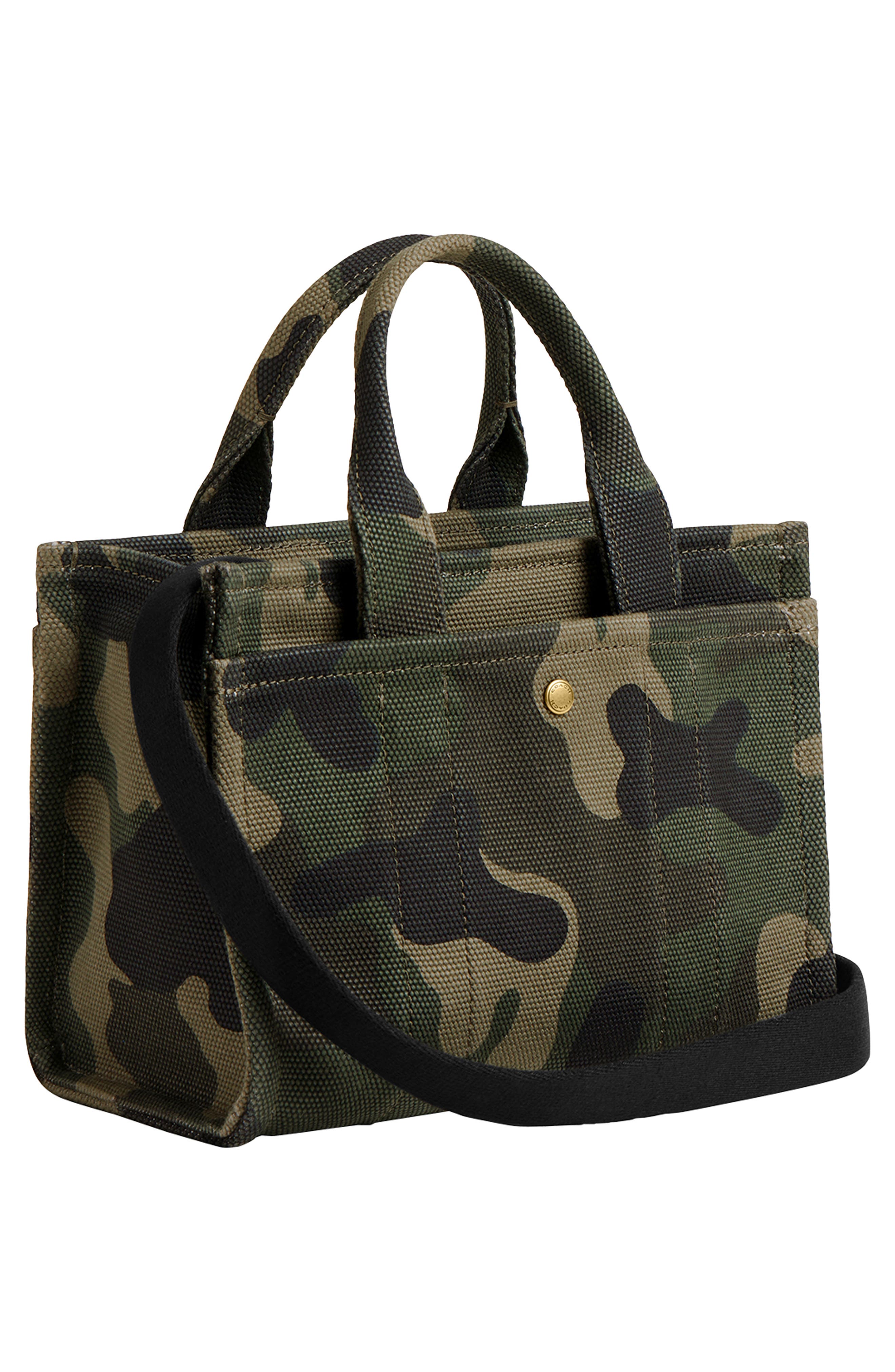 COACH Camo Printed 20 Canvas Cargo Tote, Alternate, color, 