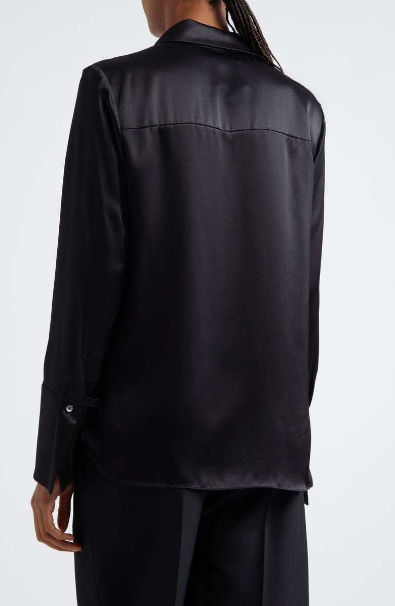 TWP Object of Affection Silk Button-Up Shirt, Alternate, color,