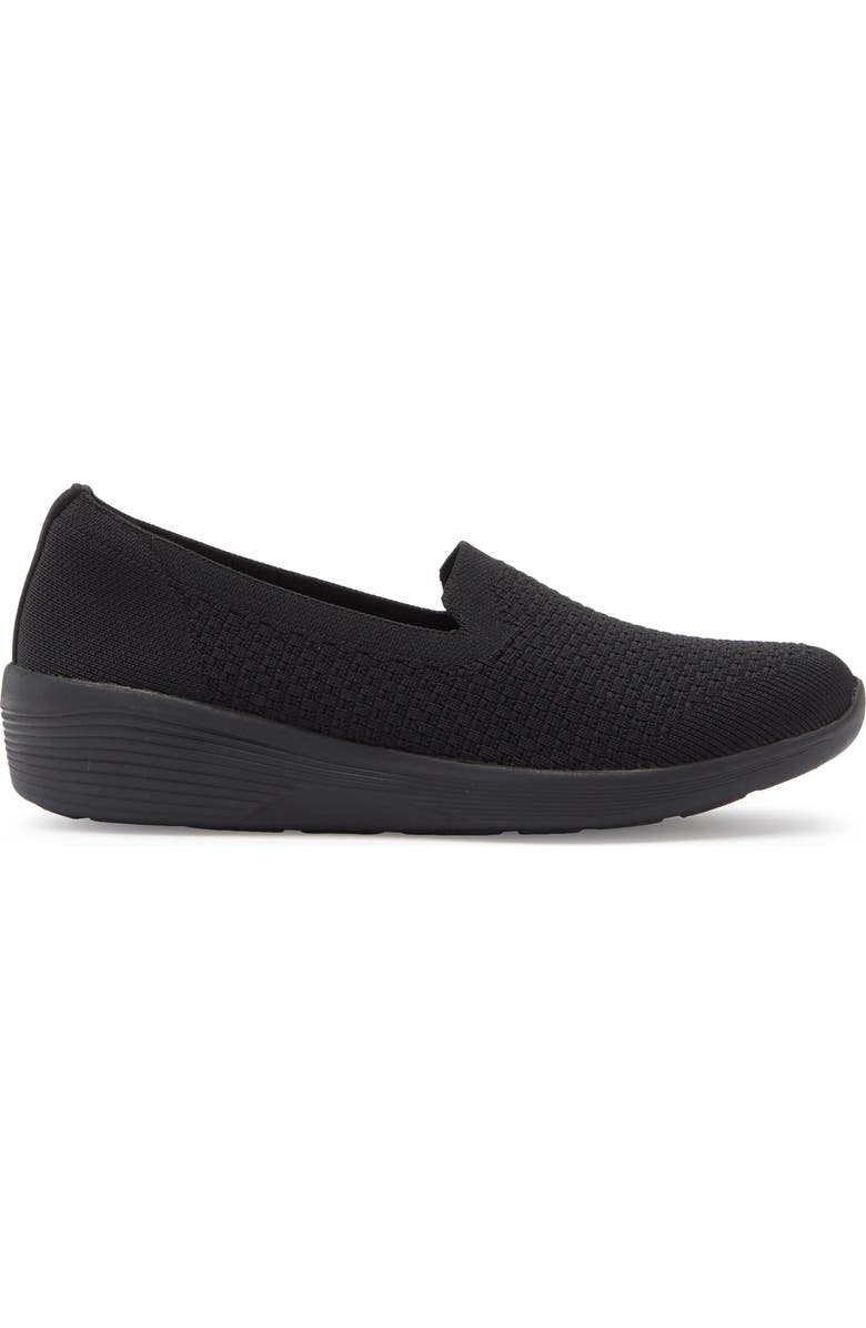 SKECHERS Arya Clear Skies Slip-On Sneaker, Alternate, color, Black