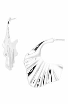 Tasha Wavy Hoop Earrings