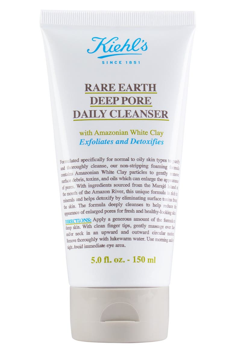 Rare Earth Deep Pore Daily Exfoliating Face Cleanser, Main, color, NO COLOR