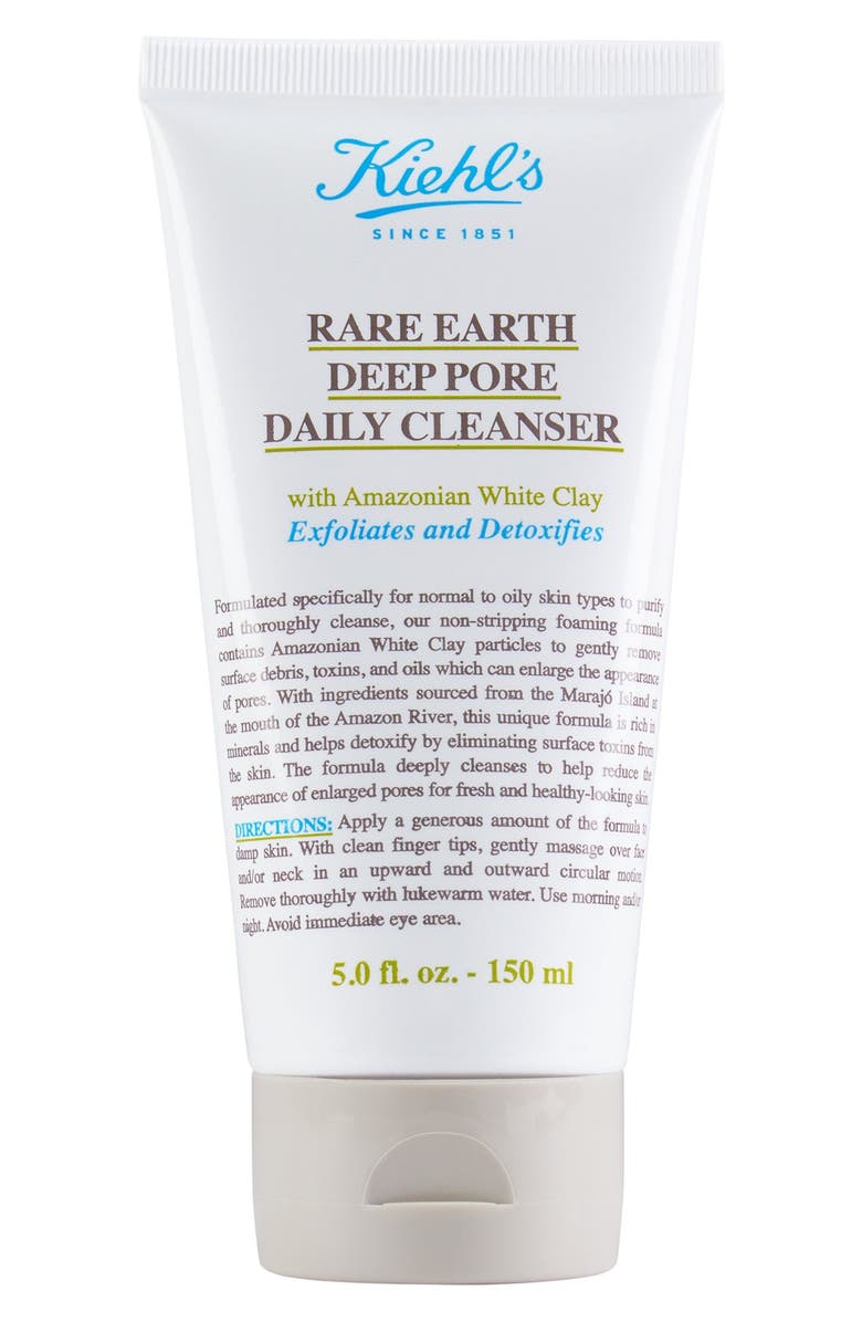 Kiehl's Since 1851 Rare Earth Deep Pore Daily Exfoliating Face Cleanser, Main, color, 