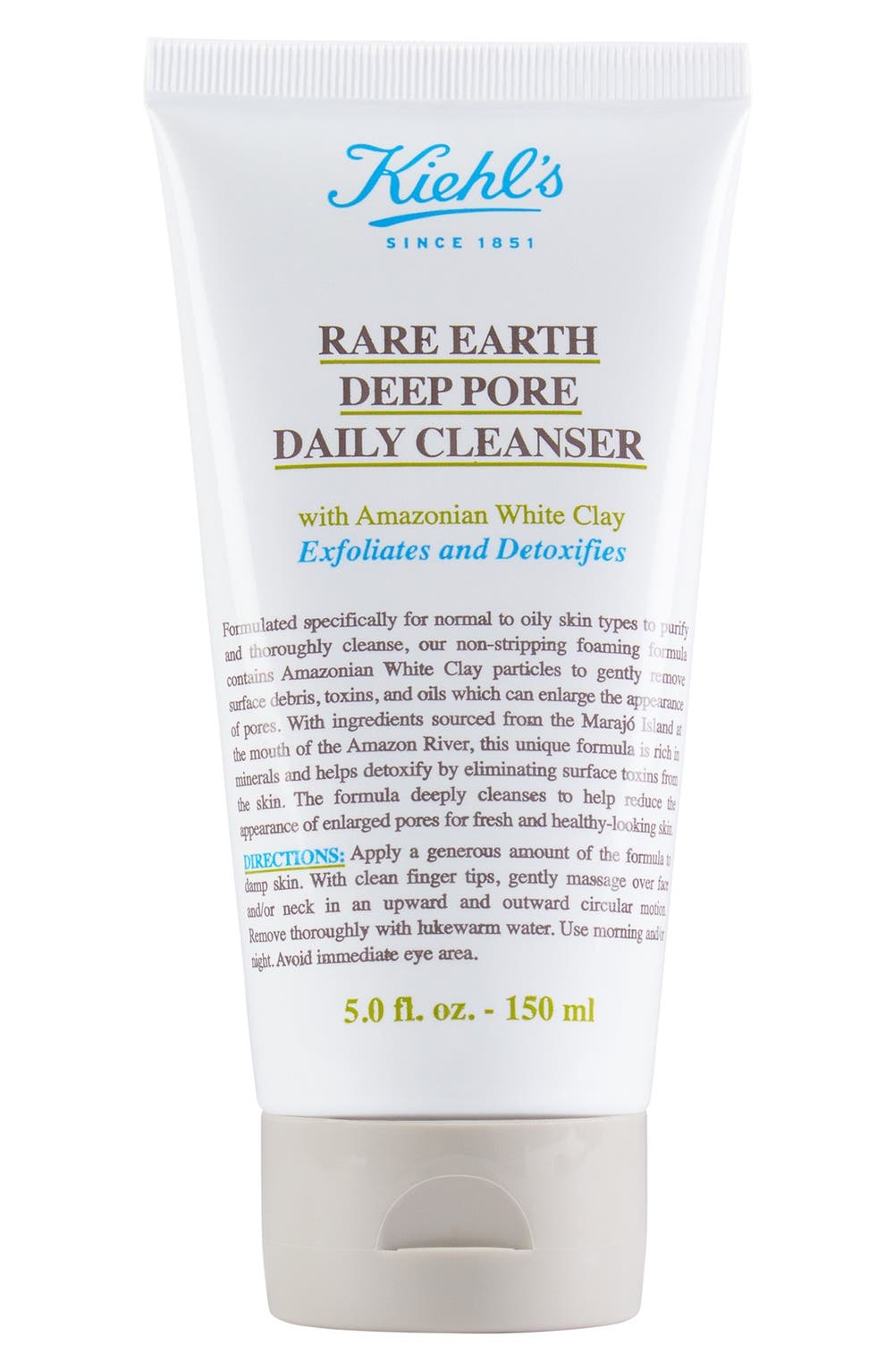 Rare Earth Deep Pore Daily Exfoliating Face Cleanser, color, NO COLOR