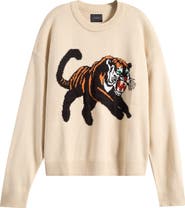 PacSun Tiger Crewneck Sweater