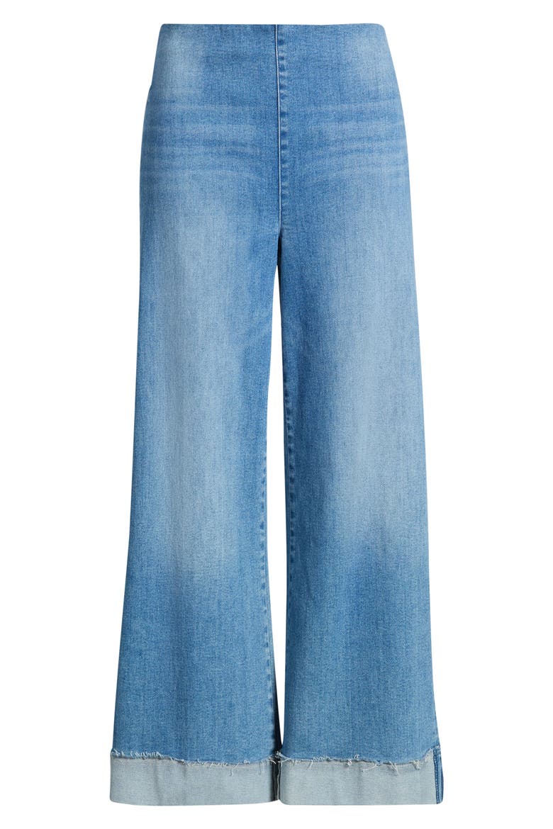 Illusion High Waist Wide Leg Jeans, Alternate, color, 2013 MEDIUM WASHED DENIM