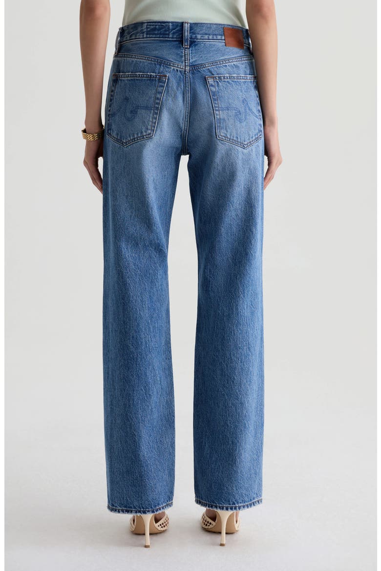 Sydney High Waist Relaxed Straight Leg Jeans, Alternate, color, CANDID