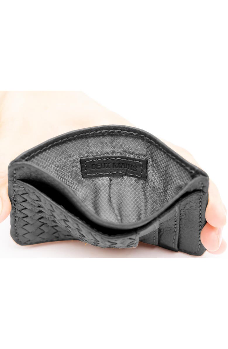Deux Mains Slim ID Case, Alternate, color, Black
