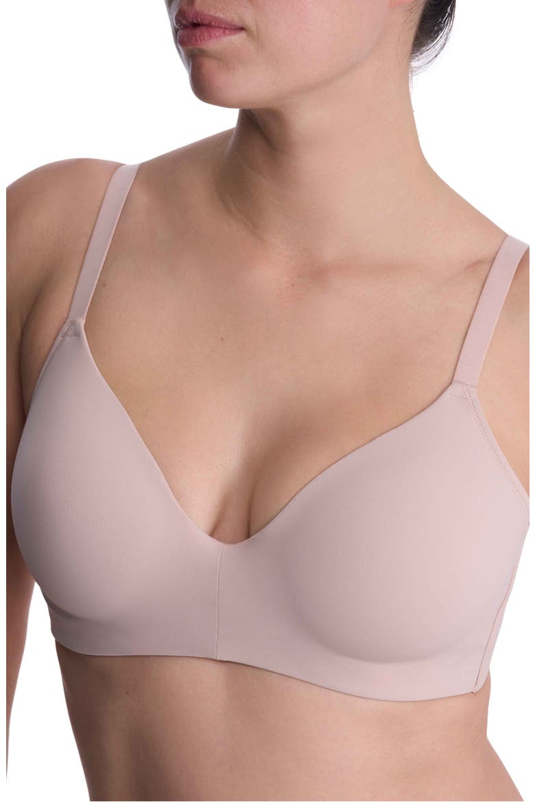 Empower Performance T-Shirt Bra, Alternate, color, LT. MOCHA