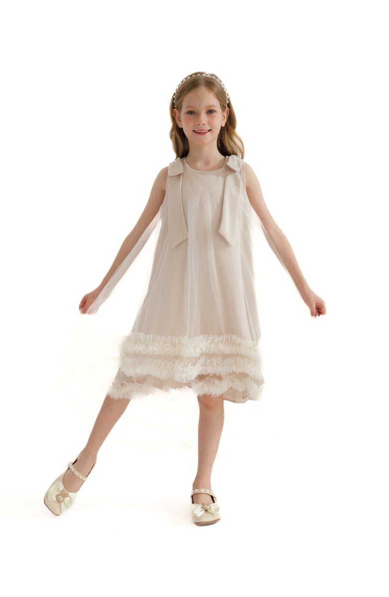 Tulleen Violeta Dress, Alternate, color, Cream
