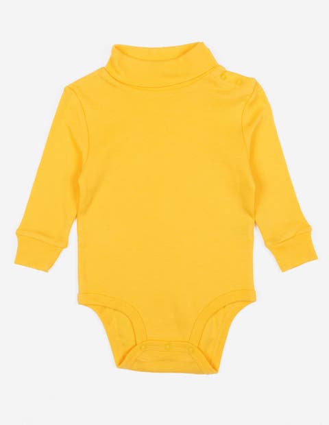 Baby Turtleneck Bodysuit, Cotton Long Sleeve
