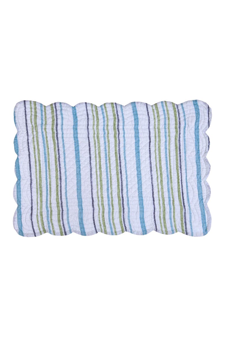Calanthe Placemat Collection Sets of 6, Alternate, color, Blue
