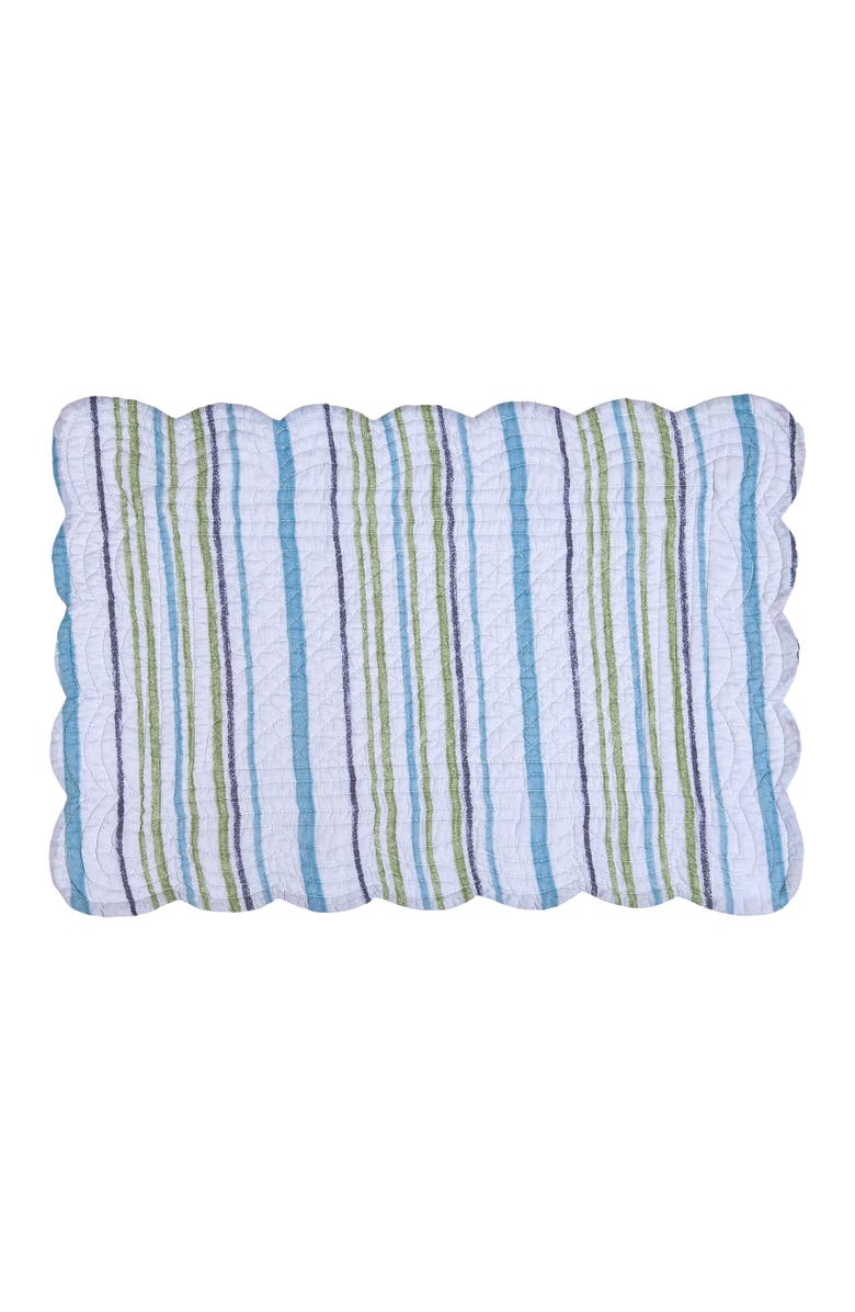 C&F Home Calanthe Set of 6 Placemats  13" x 19", Alternate, color, Blue