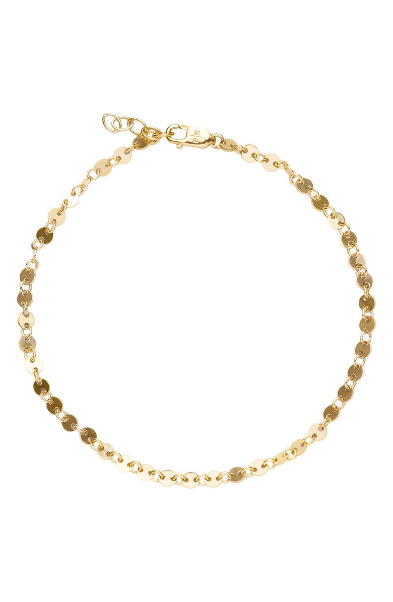 MADE BY MARY Mini Poppy Bracelet, Main, color, Gold Filled