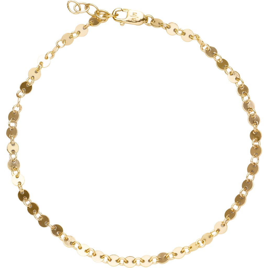 Made By Mary Mini Poppy Bracelet In Gold