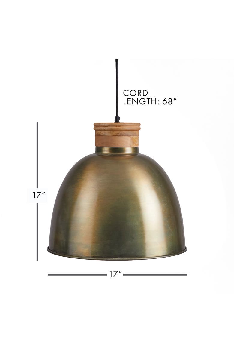 Zeke Hanging Pendant Lamp, Alternate, color, Gold