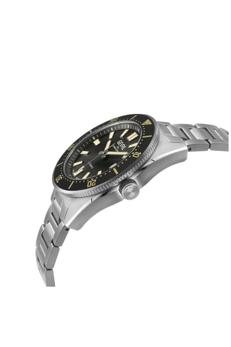 Mariner Row Automatic Bracelet Watch, Alternate, color, SILVER