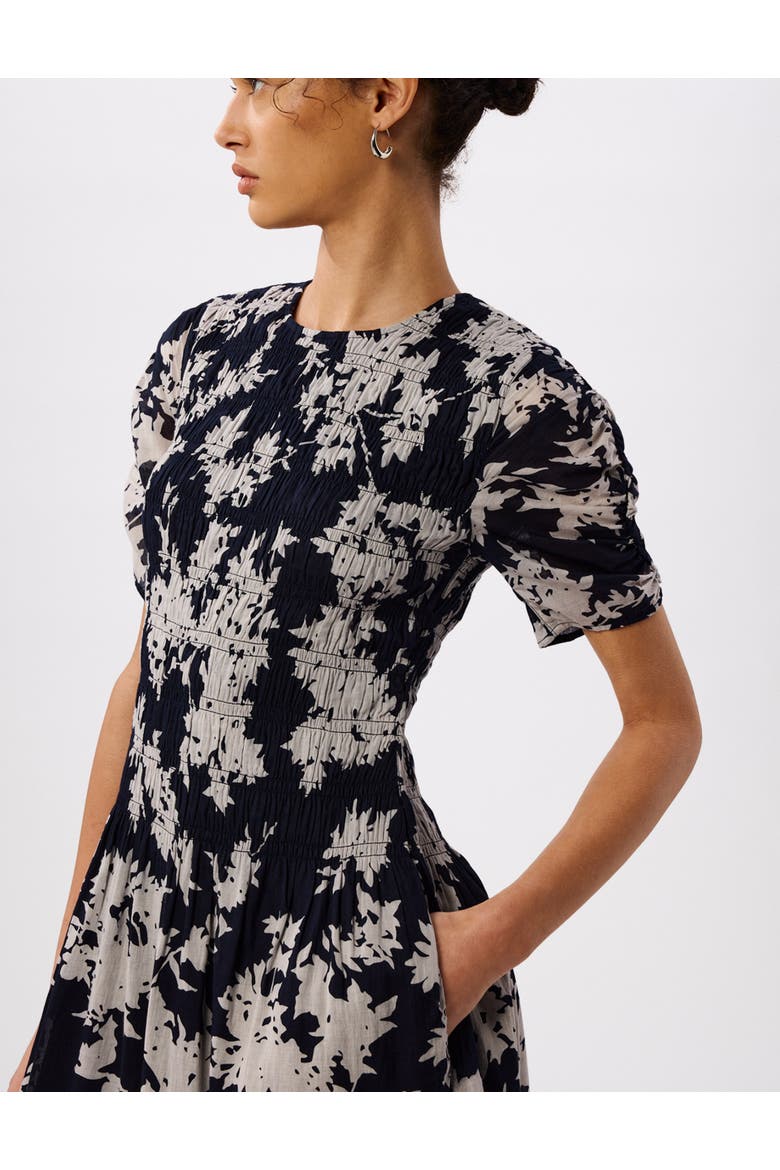 Shadow Floral Avery Dress, Alternate, color, Navy/Multi