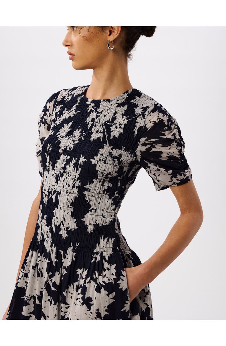 Whistles Shadow Floral Avery Dress, Alternate, color, Navy/Multi