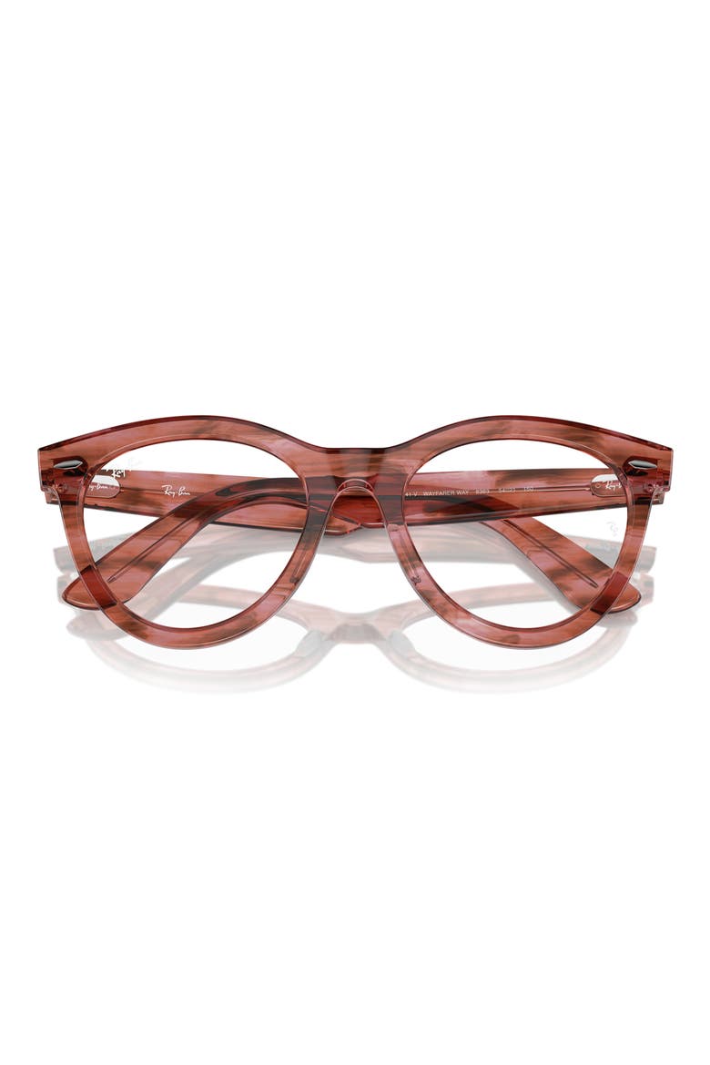 51mm Oval Optical Glasses, Alternate, color, PINK