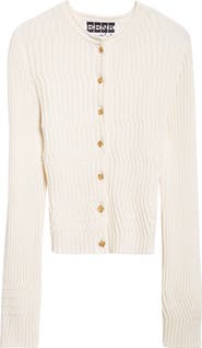 EENK Wool Rib Cardigan