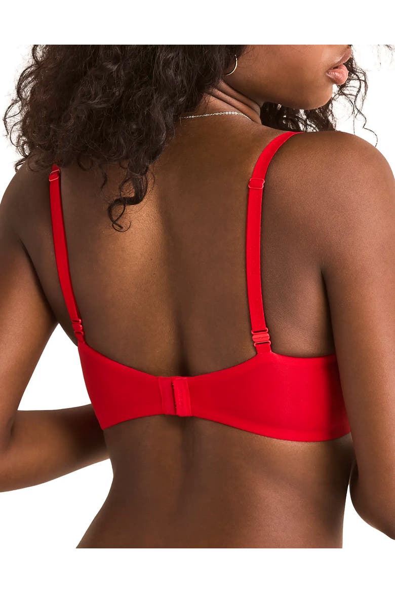 Natalya Push Up Plunge Bra, Alternate, color, Bright red