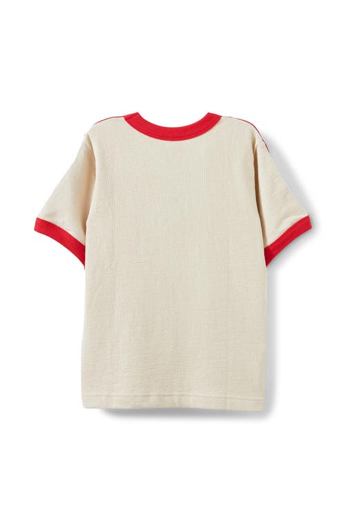 Cotton On Kids Kid's Short Sleeve Ryan Ringer Tee In Neutral