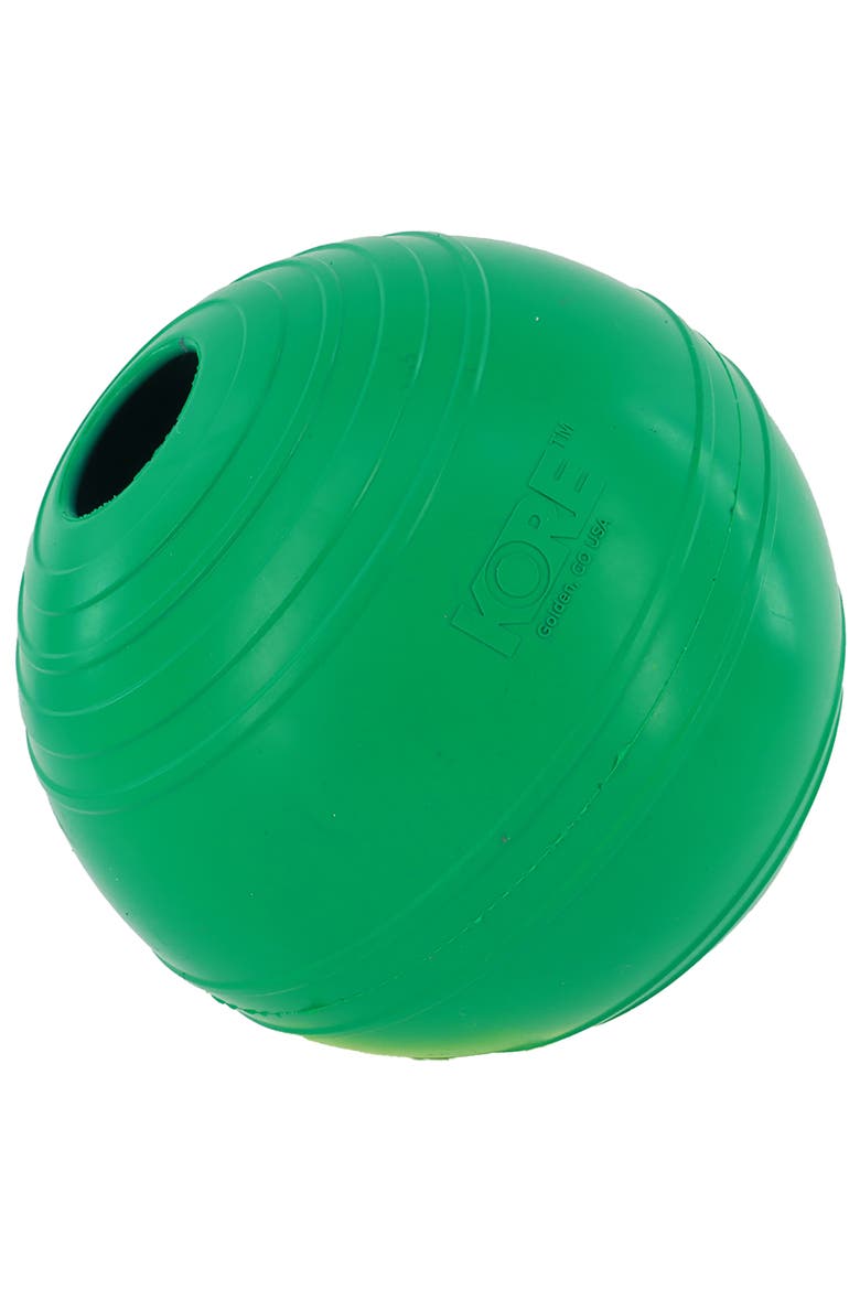 KoreFlex Ball, 4.75 Inches, Large, Green, Dog Toy, Alternate, color, Green